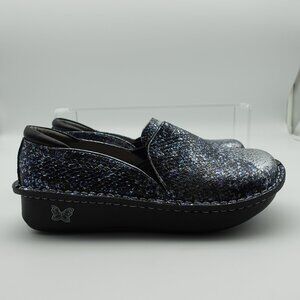 Alegria By PG Lite Clogs Women Size 39 (8.5) Black Slip On comfort Nurse